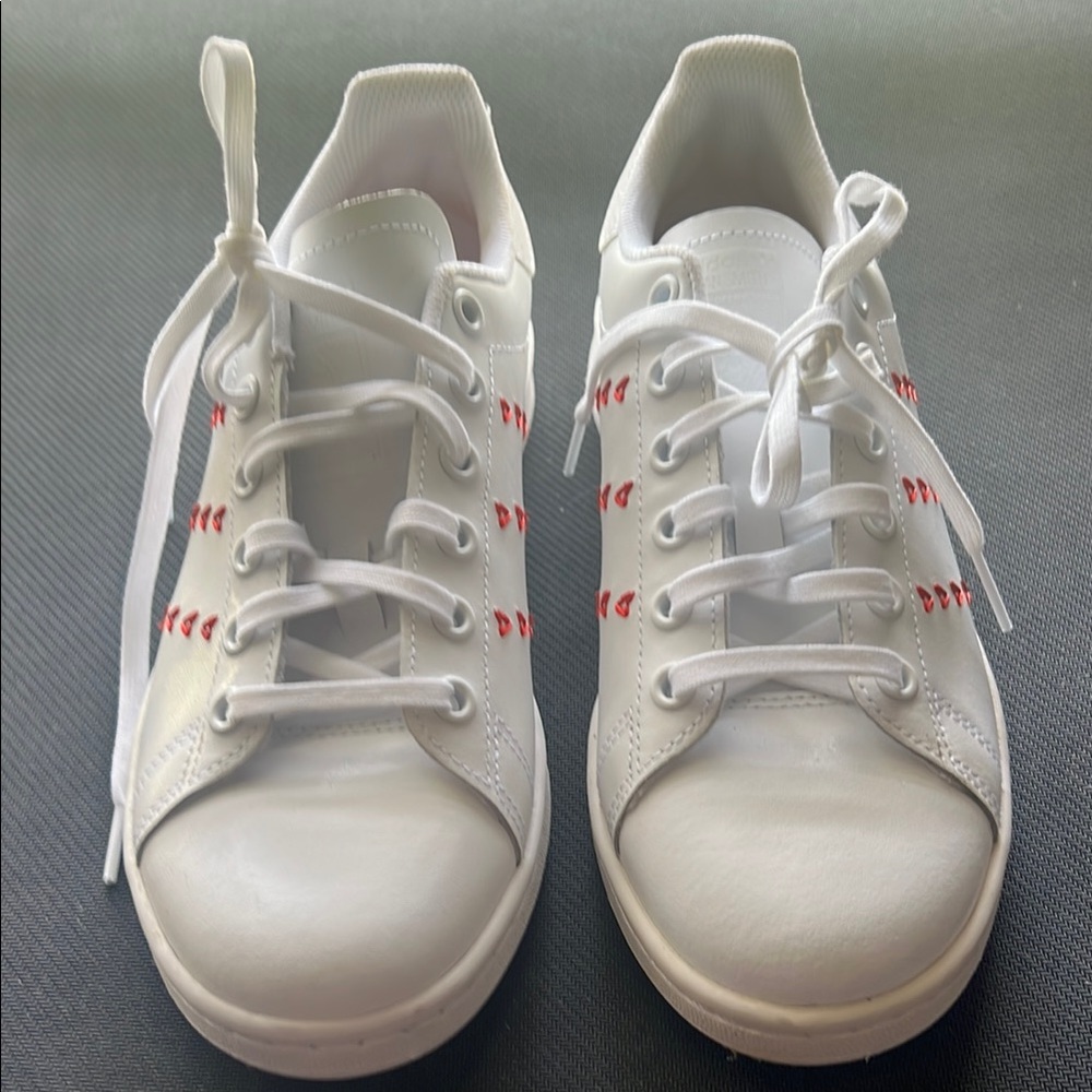 adidas White and Red Women's Sneakers